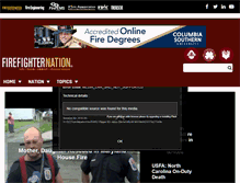 Tablet Screenshot of firefighternation.com